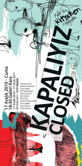 Kapalıyız/Closed Exhibition Poster